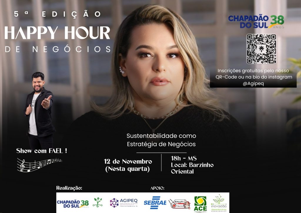 É hoje, o Happy Hour de Negócios, faça sua inscrição gratuita