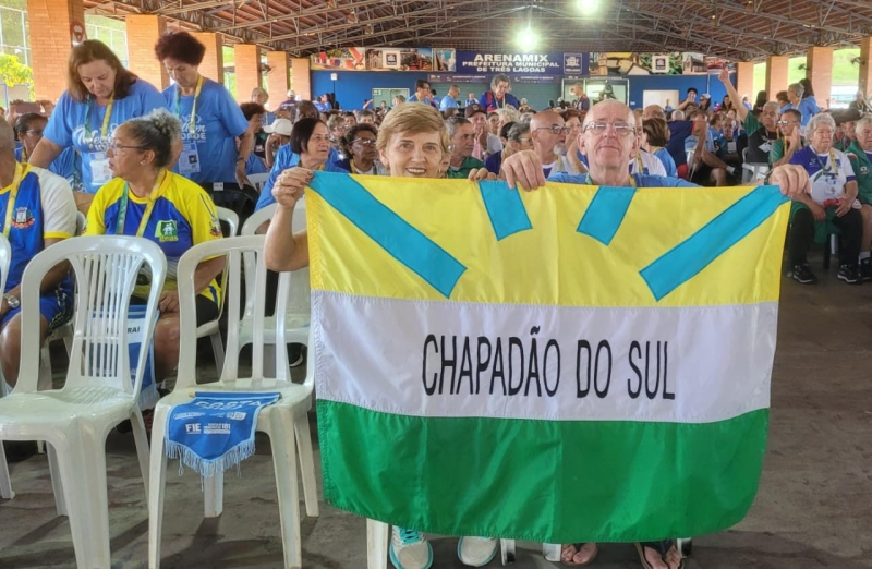 Delegação da Melhor Idade representa Chapadão do Sul nos Jogos da Melhor Idade de MS