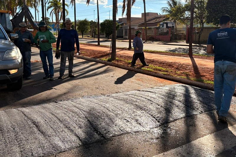 Atenção: Novos redutores de velocidade em Chapadão do Sul