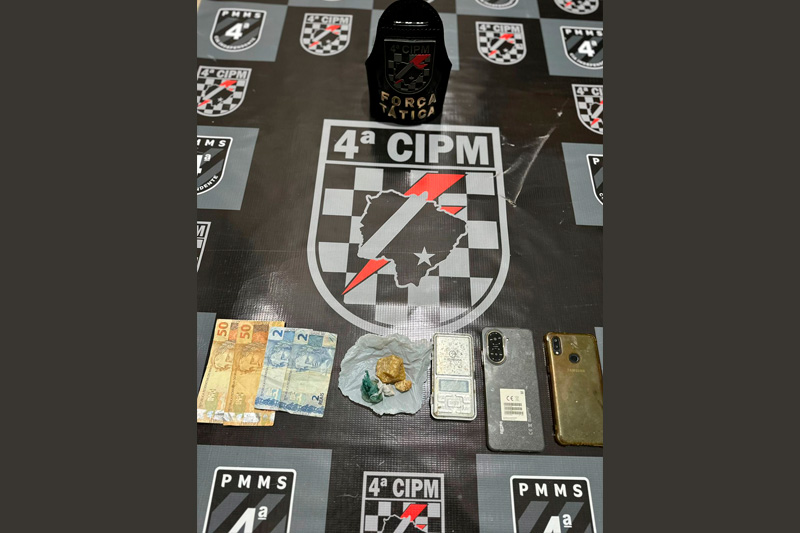 Casal é preso por tráfico de drogas em Chapadão do Sul