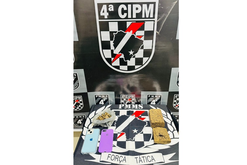 Força Tática desarticula ponto de tráfico em  Chapadão do Sul