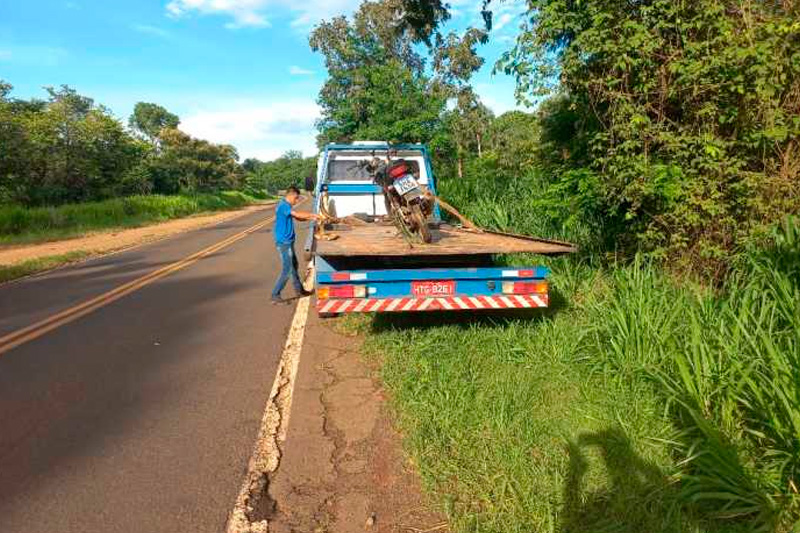 Motocicleta é encontrada abandonada às margens da BR-060 na Serra do Sucuriú