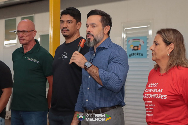 DENGUE? AQUI NÃO! Mutirão contra o Aedes aegypti teve início em Chapadão do Sul