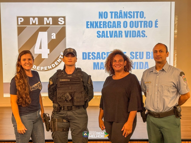 DEMUTRAN promove palestra sobre Segurança no Trânsito no Colégio Maper