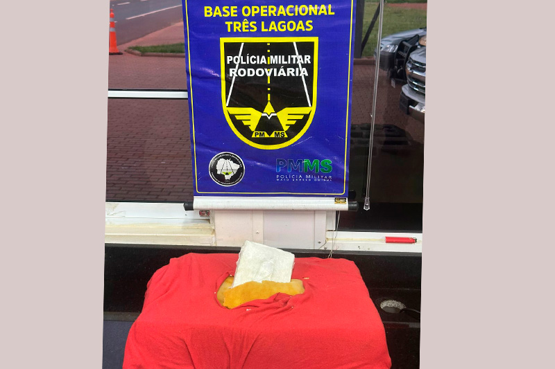 PMRv apreende cocaína na MS-112 que estava rumo à Cassilândia