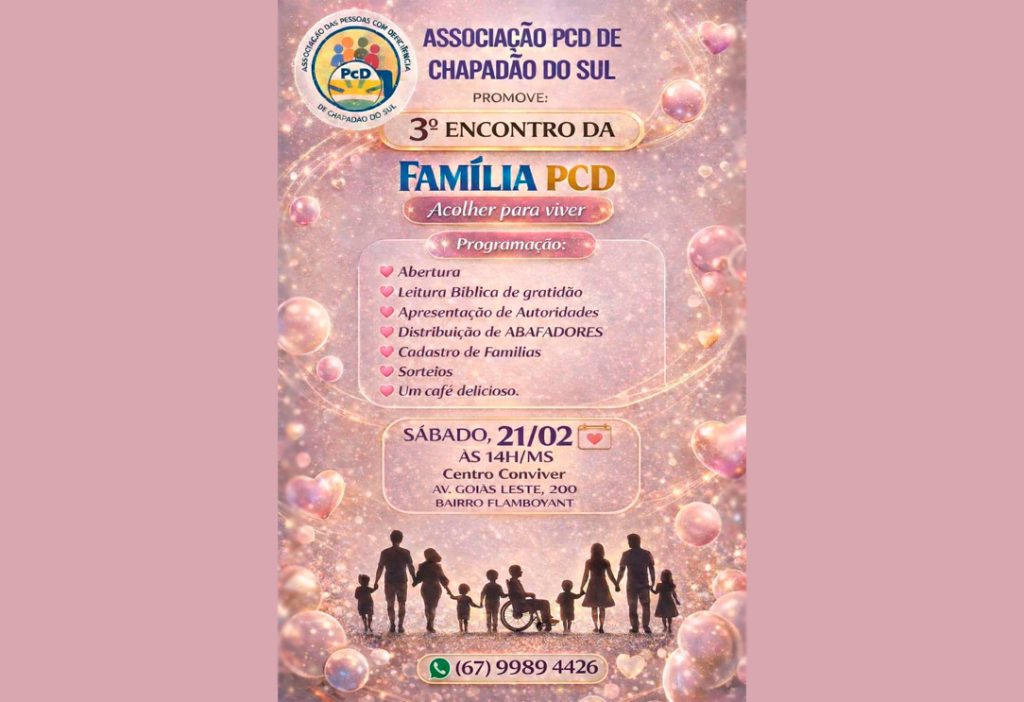 Associação PCD de Chapadão do Sul realiza seu 3º Encontro da Família