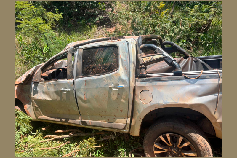 Duas pessoas ficam feridas em mais um capotamento na BR-060 entre Paraíso das Águas e Camapuã