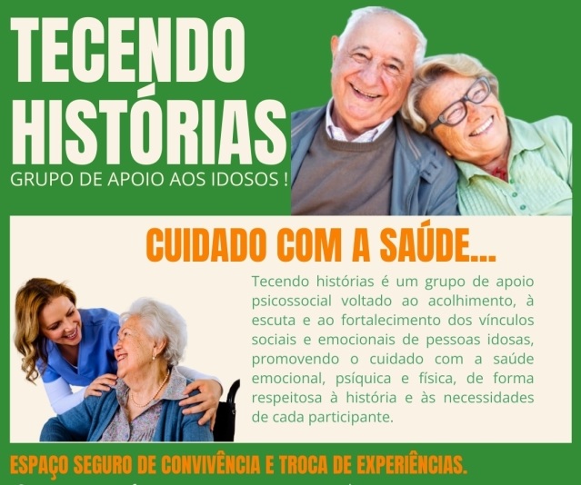 Saúde cria grupo de apoio a idosos: Tecendo histórias