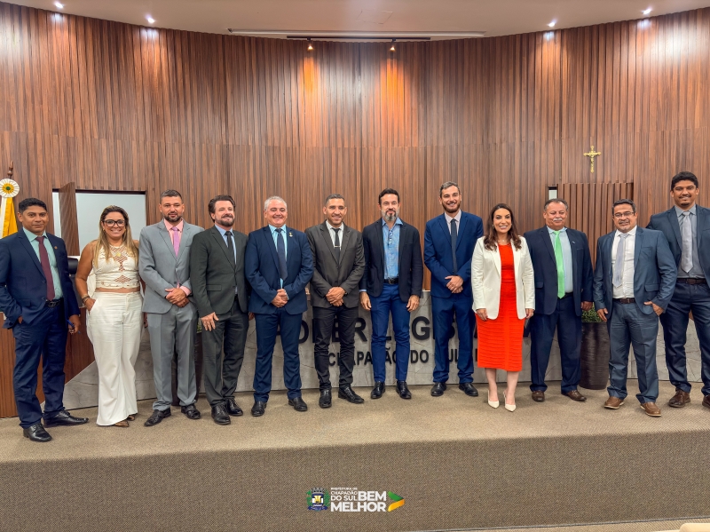 Prefeito em exercício acompanha abertura dos trabalhos legislativos de 2026 na Câmara