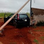 Mulher sofre traumatismo craniano grave em acidente de trânsito em Chapadão do Sul