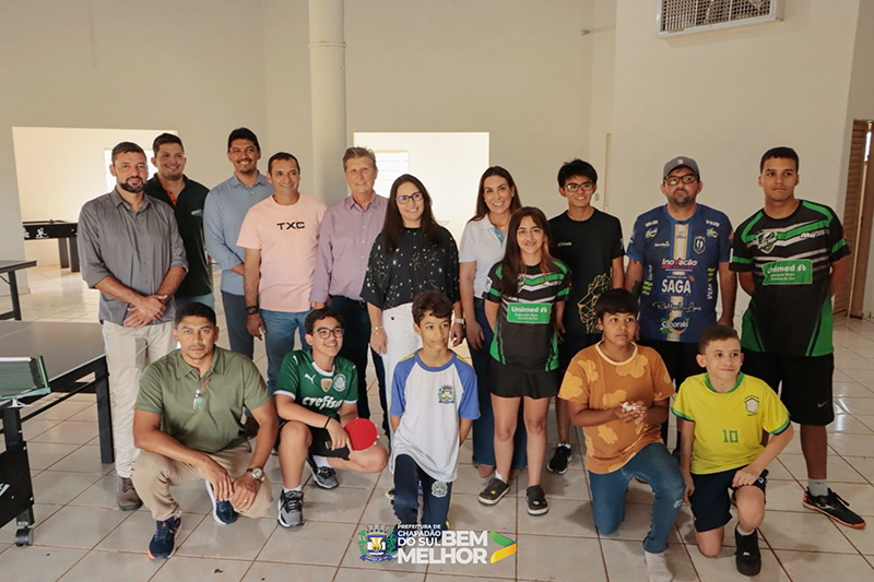 Chapadão do Sul ganha novo Centro de Treinamento de Xadrez e Tênis de Mesa