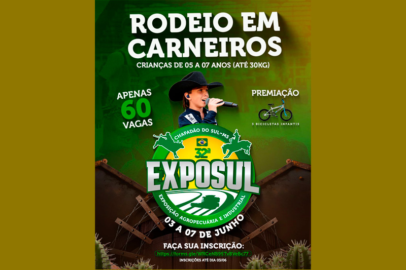 32ª Exposul abre inscrições para o Rodeio em Carneiros