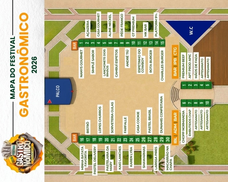Sedema divulga Mapa Oficial do Festival Gastronômico 2026