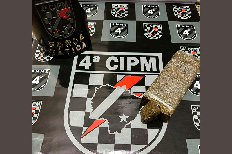 Polícia Militar prende homem por tráfico de drogas em Chapadão do Sul