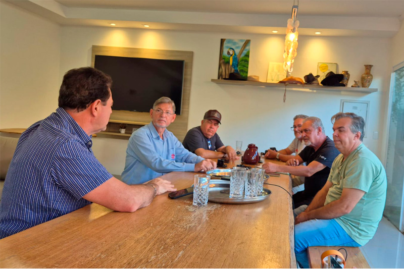 João Carlos Krug reúne imprensa de Chapadão do Sul e anuncia pré-candidatura a Deputado Federal