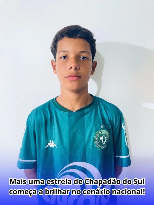 Mais um talento do esporte de Chapadão do Sul começa a brilhar no cenário nacional