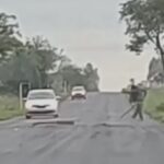 Indígenas invadem fazenda e tentam bloquear MS-156 em Amambai