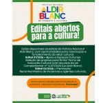 Chapadão do Sul abre inscrições para editais da Política Nacional Aldir Blanc com R$ 270 mil para a Cultura