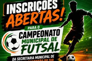 Campeonato Municipal de Futsal está com inscrições abertas em Chapadão do Sul