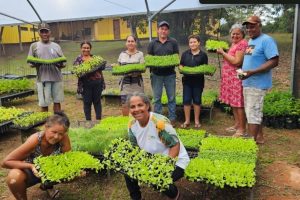 Mulheres recuperam nascentes e produzem alimentos em Nioaque