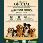 Audiência Pública da Causa Animal: Participe e ajude a construir o futuro das políticas públicas voltadas à causa animal neste dia 15