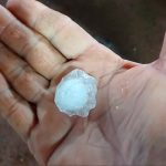 Tempestade de granizo atinge arredores de Cassilândia e acumulado anual chega a 886 mm