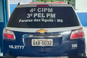 Homem agride esposa e PM o encontra escondido em Paraíso das Águas