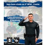 Tenente Coronel Giovanny deixará o comando da 4ª CIPM de Chapadão do Sul