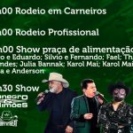 32ª EXPOSUL SEGUE NESTE SÁBADO COM RODEIO, JULGAMENTO TABAPUÃ E SHOW DE RIONEGRO & SOLIMÕES E COUNTRY BEAT