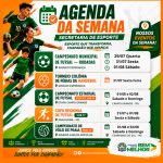 Prefeitura de Chapadão do Sul divulga agenda esportiva da semana com competições locais e regionais