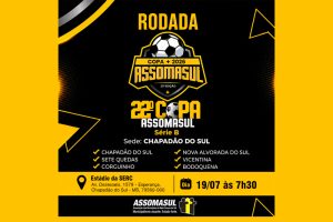 Prefeitura Municipal de Chapadão do Sul recebe etapa da 22ª Copa Assomasul – Série B neste domingo