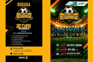Domingo (19) haverá rodada da Copa Assomasul no Estádio da Serc de Chapadão do Sul