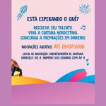 Semana Nordestina 2026 lança Festival Cultural “Cantos e Encantos do Nordeste” com editais abertos e premiações de até R$ 3 mil em Chapadão do Sul/MS