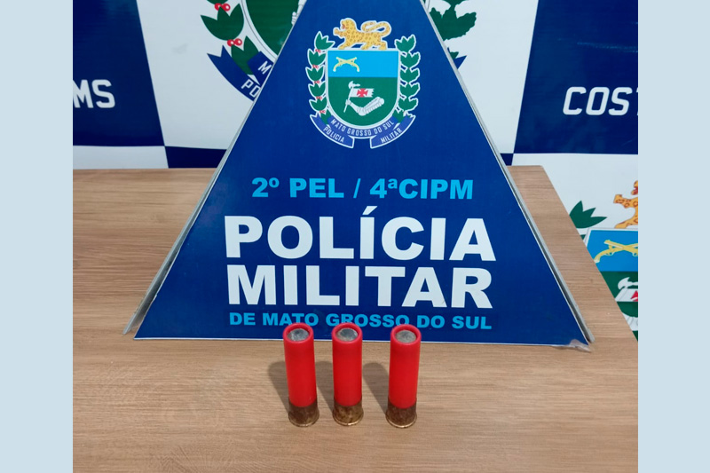 Adolescente é apreendido com munições durante abordagem da PM em Costa Rica