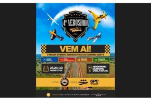 É neste final de semana: 4º AeroShow de Cassilândia com mais de 100 aeronaves