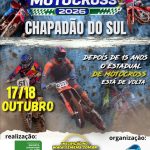 Após 15 anos, Chapadão do Sul volta a sediar Estadual de Motocross nas comemorações dos 39 anos