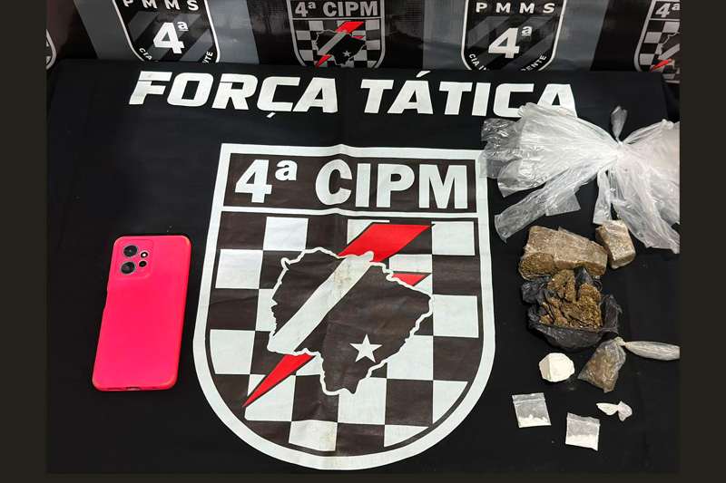 Mulher é presa por tráfico de drogas em Chapadão do Sul