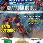 Motocross acontece neste fim de semana e integra as comemorações dos 39 anos de Chapadão do Sul